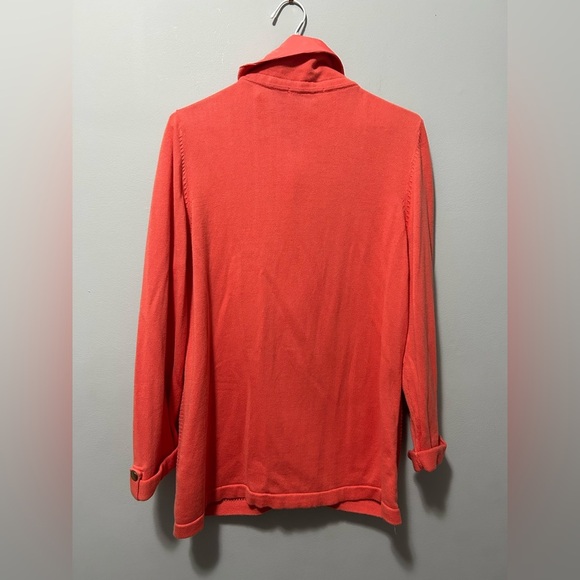 Allison Daley Mesh Knit 100% Cotton Lightweight Sweater - Picture 2 of 12